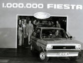 A la fin des années 1970, la millionième Fiesta sort de l'usine. Photo Ford