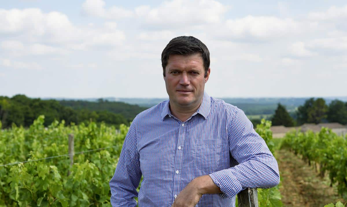 Thomas Guibert est président de la section Castillon de Côtes de Bordeaux.